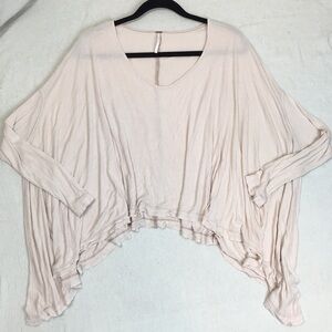Free People Dolman Sleeve Handkerchief Hem Top